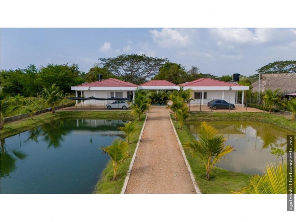 HERMOSA CASA FINCA EN VENTA - CONJUNTO CERRADO AL NORTE DE MONTERIA