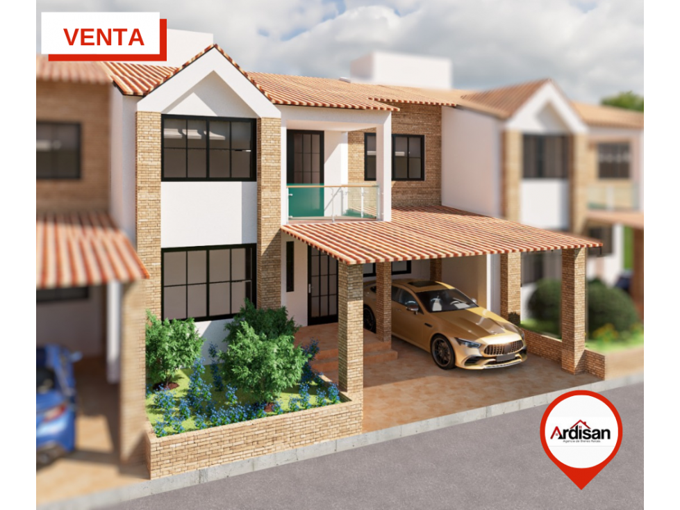 CASAS DE DOS PISOS SOBRE PLANOS EN CONJUNTO CERRADO - 1