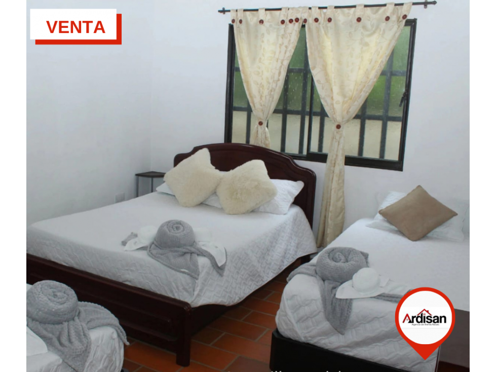 SOCORRO - VENTA - PARCELA PLANA 4000m2 LINDA CASA - 5
