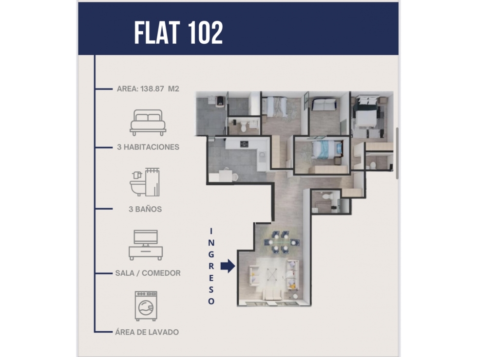 FLATS EN PRE VENTA/ LOS GERANIOS PIURA - 6