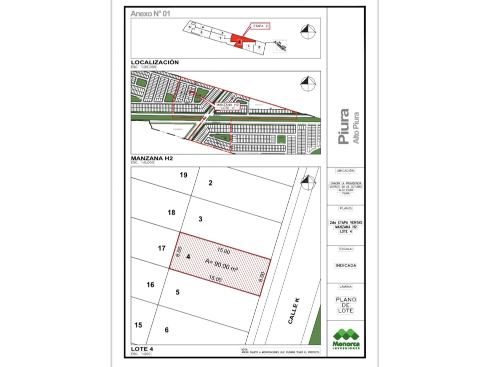 EN VENTA, TERRENO EN ALTO PIURA DE MENORCA - 3