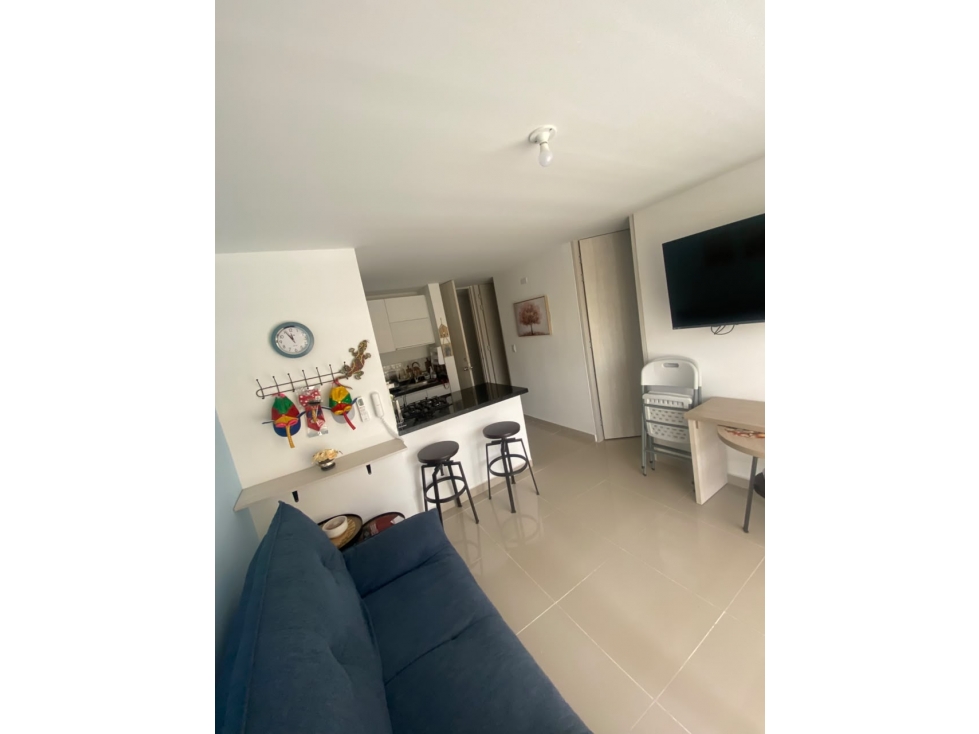 VENDO APARTAMENTO 1HAB AMOBLADO/ 1PARQ CUBIERTO - CIUDAD JARDIN — foto 2