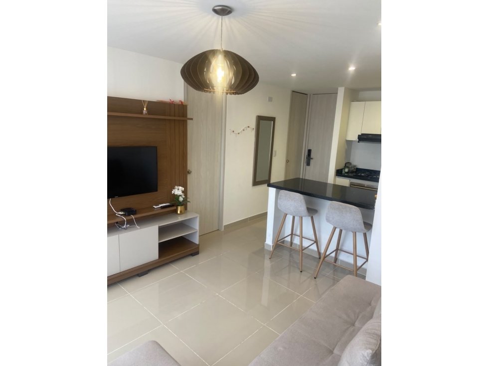ARRIENDO APTO AMOBLADO 1HAB- CIUDAD JARDIN