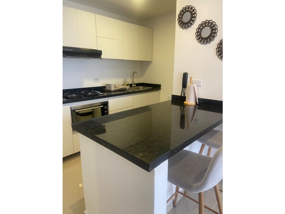 ARRIENDO APTO AMOBLADO 1HAB- CIUDAD JARDIN — foto 5