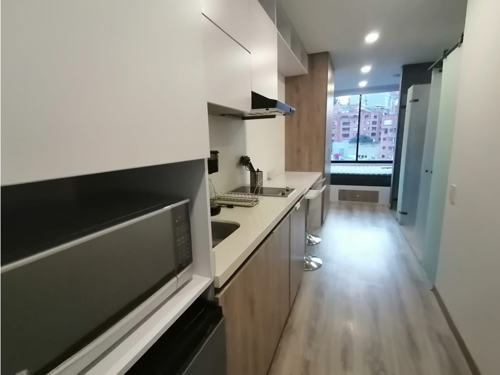 ARRIENDO APARTAMENTO AMOBLADO DE 19 MTS, BARRIO CHAPINERO ALTO — foto 6