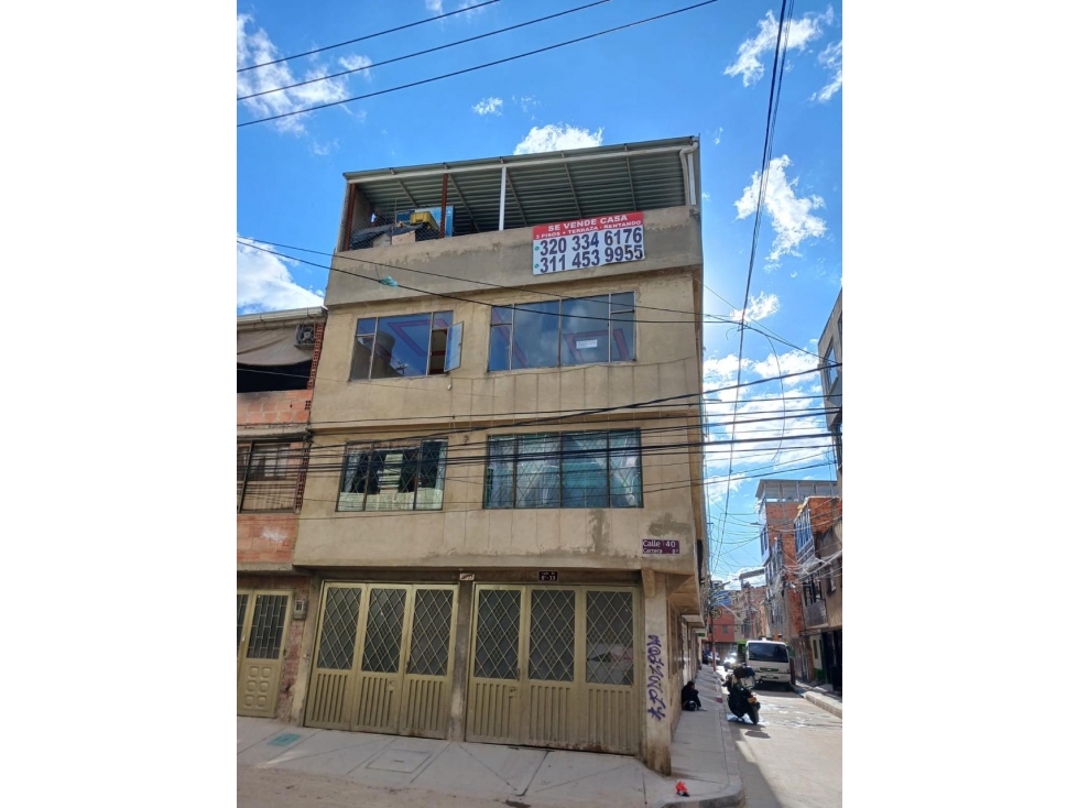 SE VENDE CASA TRES PISOS INDEPENDIENTES SOACHA $650.000.000 (RENT/DO)
