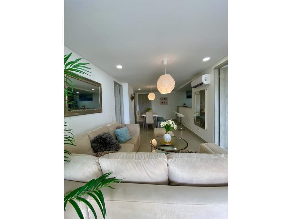 Venta de apartamento amoblado en Crespo, Cartagena