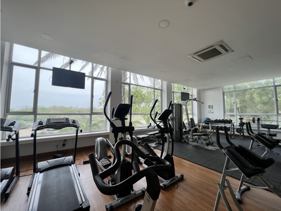 Apartamento en venta en Laguna Club Cartagena, 1 alcoba, vista al lago — foto 6