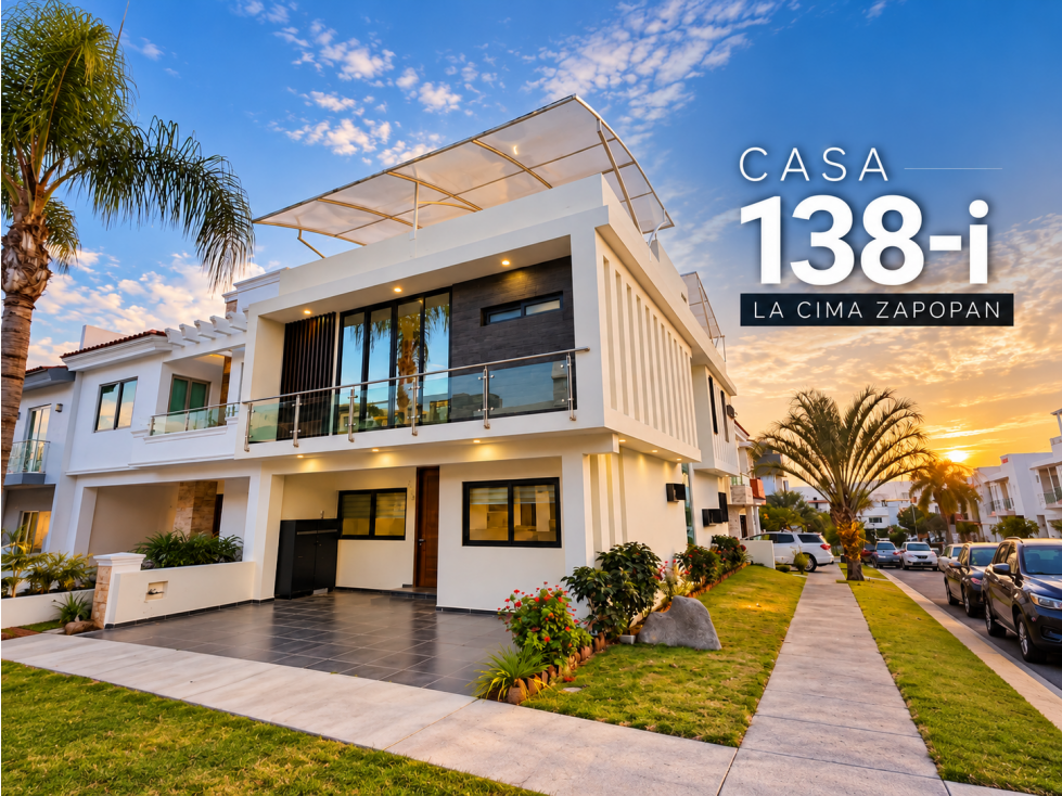Casa 138-i en esquina, con roof, en la cima de zapopan