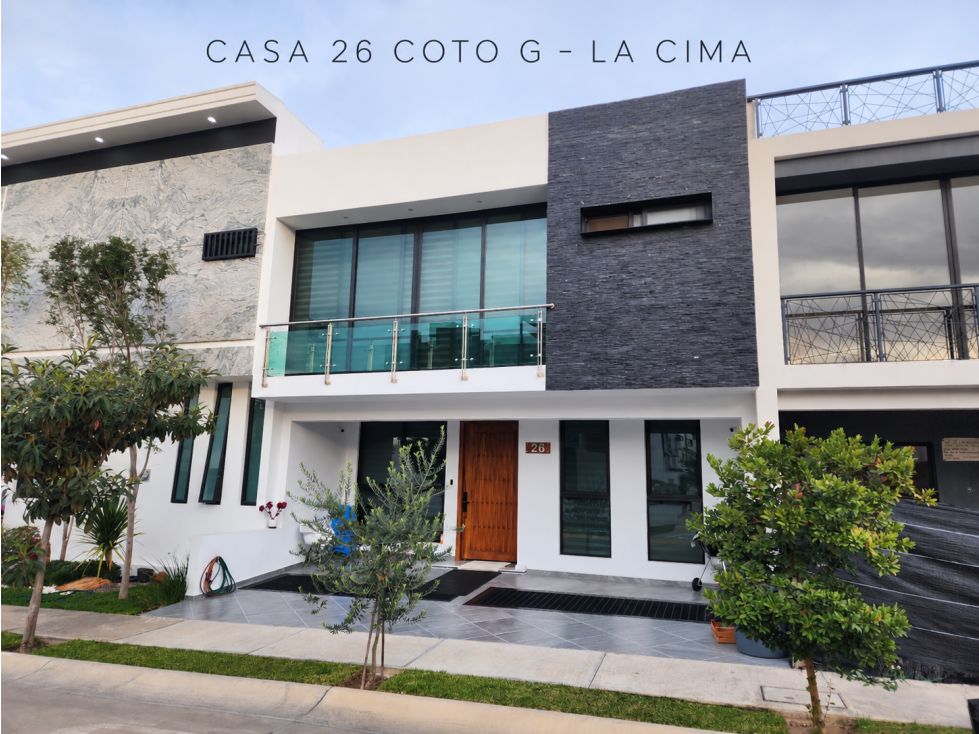 Casa 26-G con SOTANO y ALBERCA, en el fraccionamiento la cima