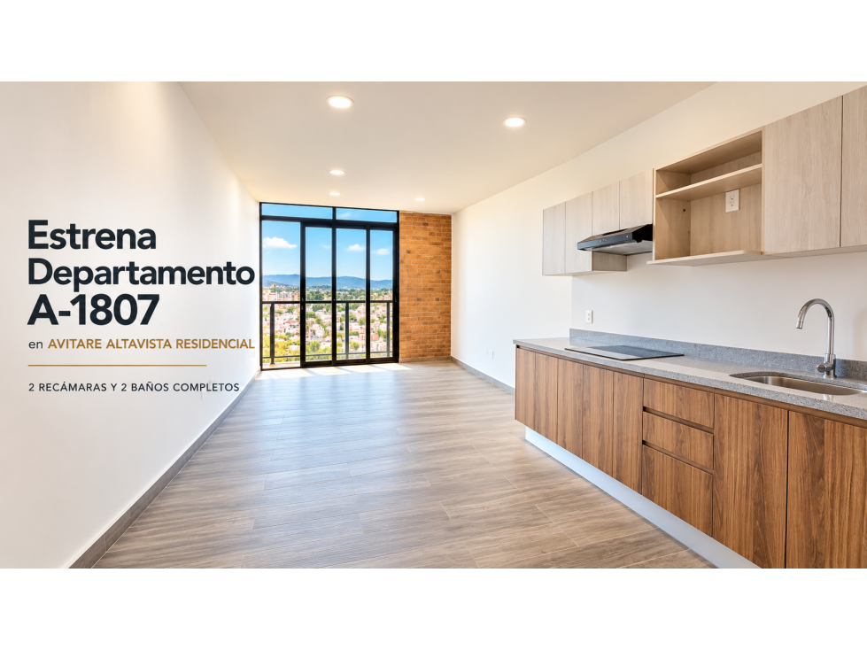 DEPARTAMENTO #A-1807 EN VENTA UBICADO EN AVITARE ZAPOPAN JALISCO