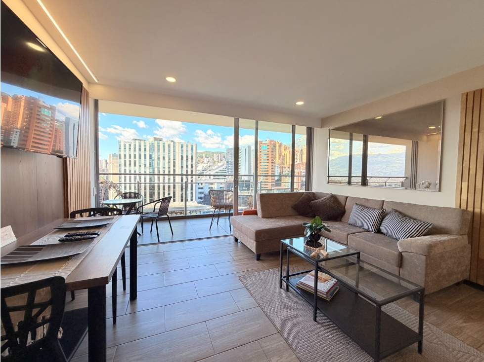 APARTAMENTO AMOBLADO EN RENTA SECTOR MEDELLIN EL POBLADO