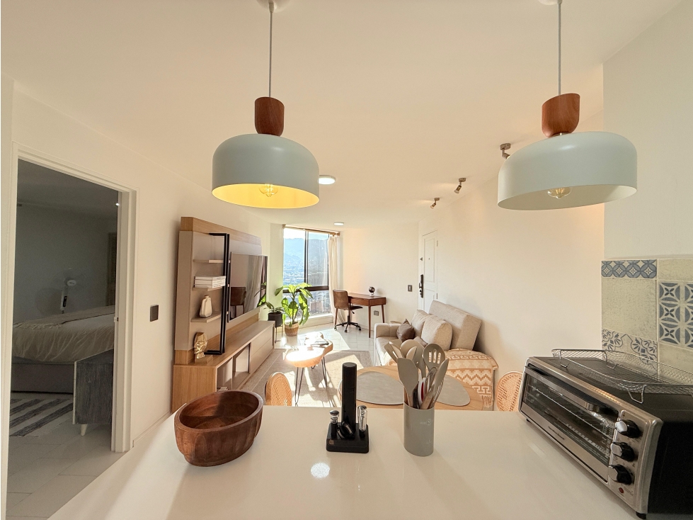 APARTAMENTO AMOBLADO EN RENTA - SECTOR LOMA DE SAN JULIAN MEDELLIN — foto 4