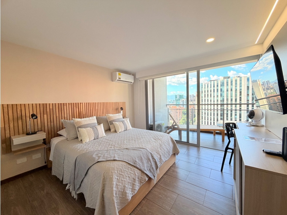 APARTAMENTO AMOBLADO EN RENTA SECTOR MEDELLIN EL POBLADO — foto 2