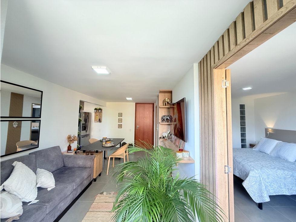 APARTAMENTO AMOBLADO SECTOR MILLA DE ORO MEDELLIN — foto 2