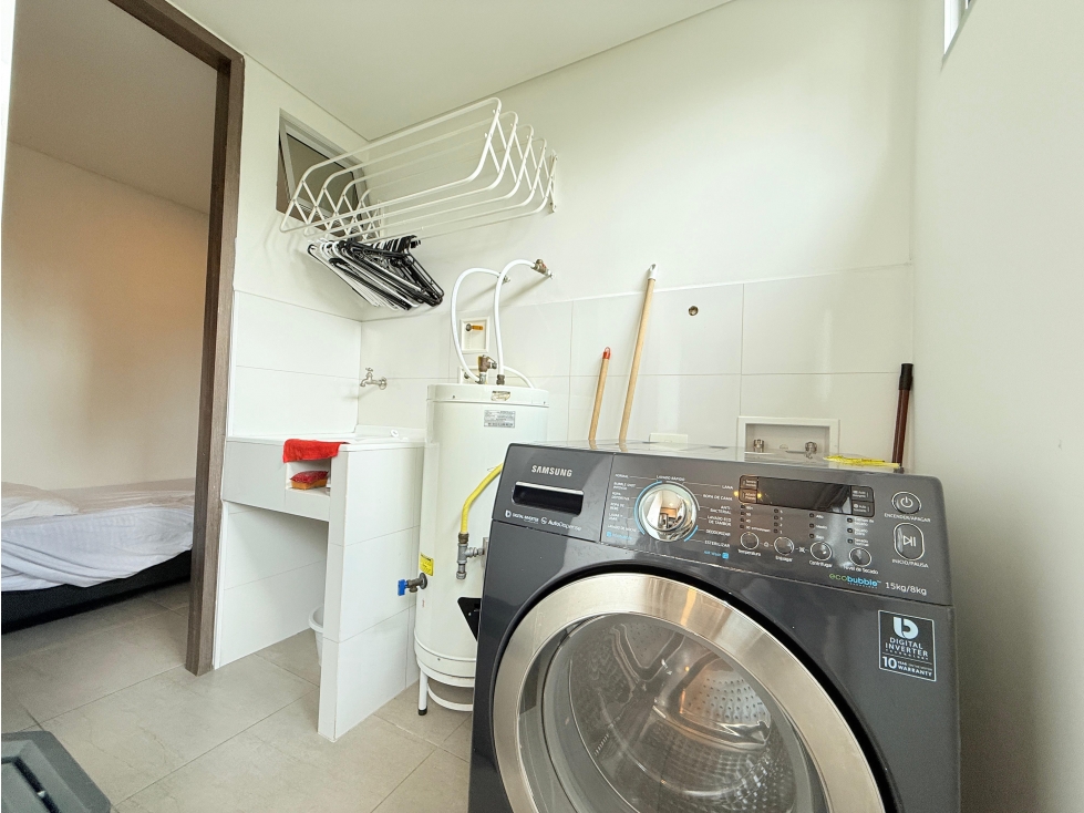 APARTAMENTO AMOBLADO EN RENTA SECTOR LOMA DE LOS PARRA EL POBLADO — foto 6
