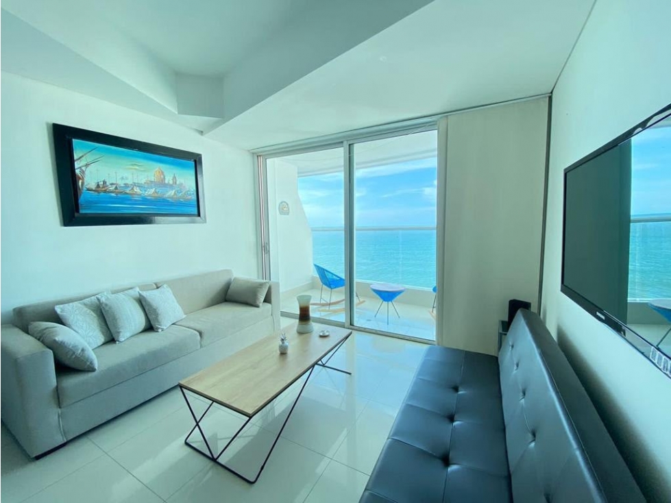 HERMOSO APARTAMENTO EN VENTA BOCAGRANDE PRIMERA LINEA DEL MAR — foto 3