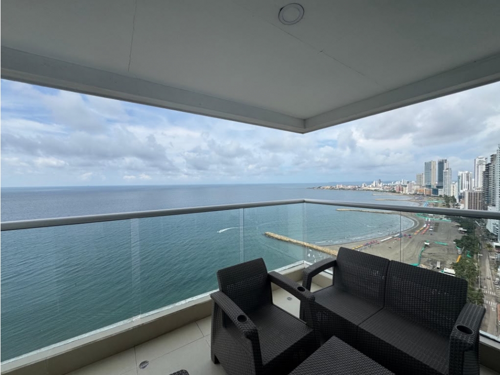 EXCLUSIVO APARTAMENTO EN VENTA BOCAGRANDE PRIMERA LINEA DEL MAR — foto 3