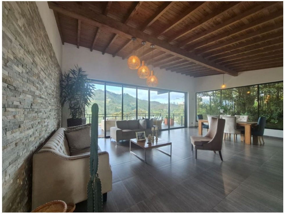 CONFORTABLE CASA CAMPESTRE MODERNA EN VENTA EL RETIRO - 1