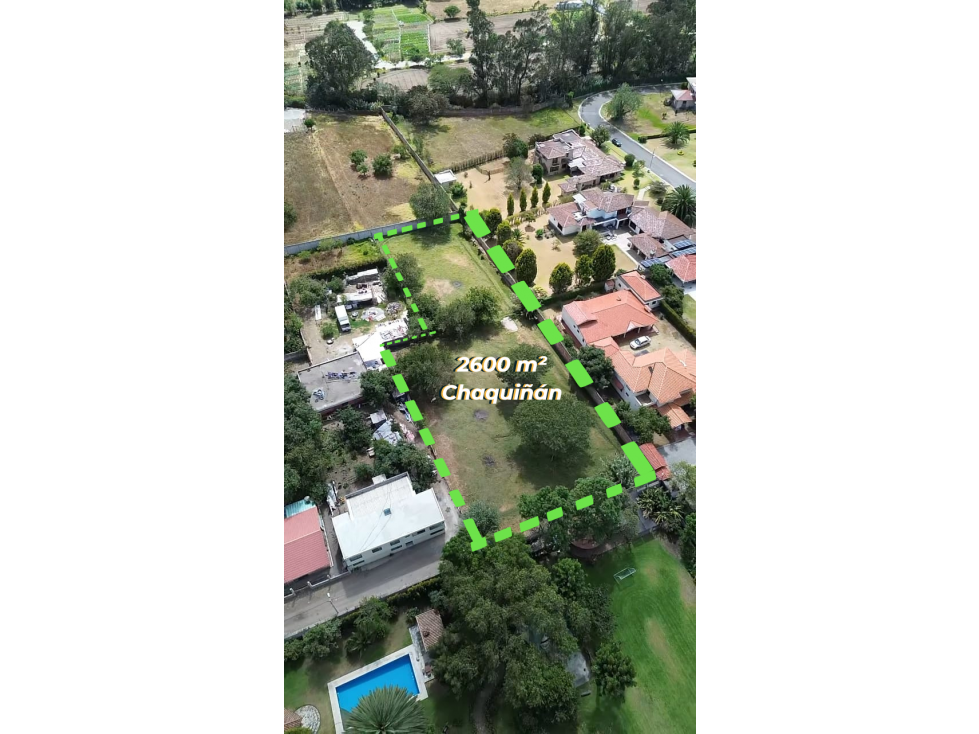 390mil Venta Terreno, Tumbaco, 2.600 m² con acceso al Chaquiñán