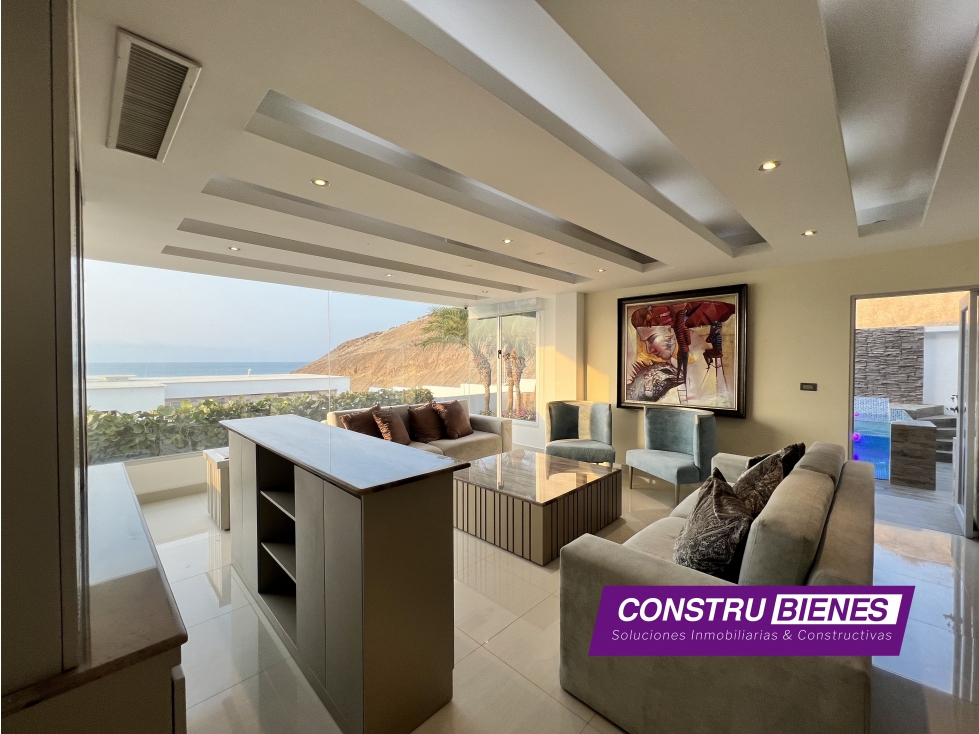 Exclusiva casa con piscina vista al mar en Urb. Marina Blue, Manta - 3