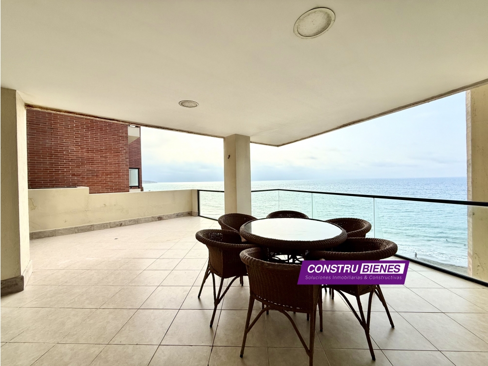 Departamento amoblado frente al mar, Playa El Murciélago, Manta — foto 2