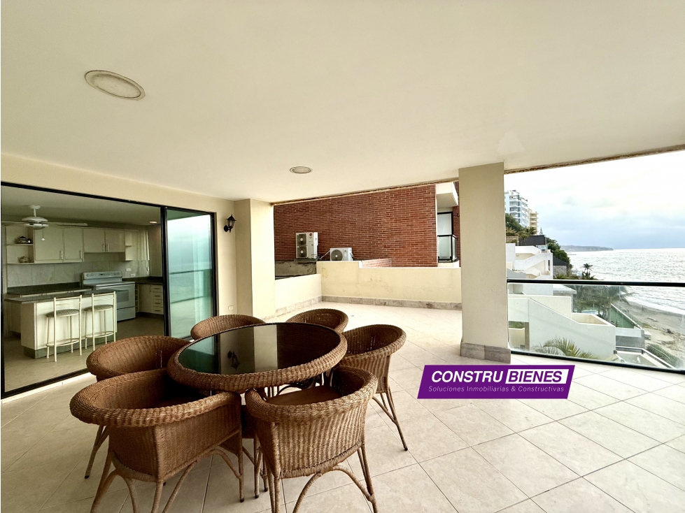 Departamento amoblado frente al mar, Playa El Murciélago, Manta — foto 5