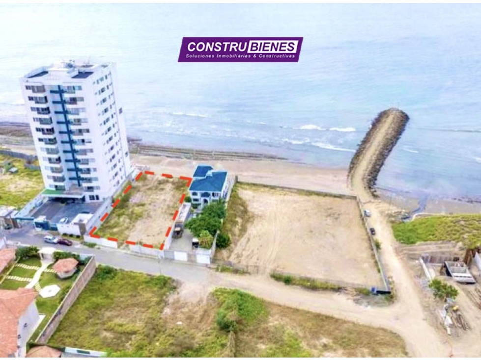 Terreno Para Edificio Frente Al Mar en Barbasquillo, Manta - 1