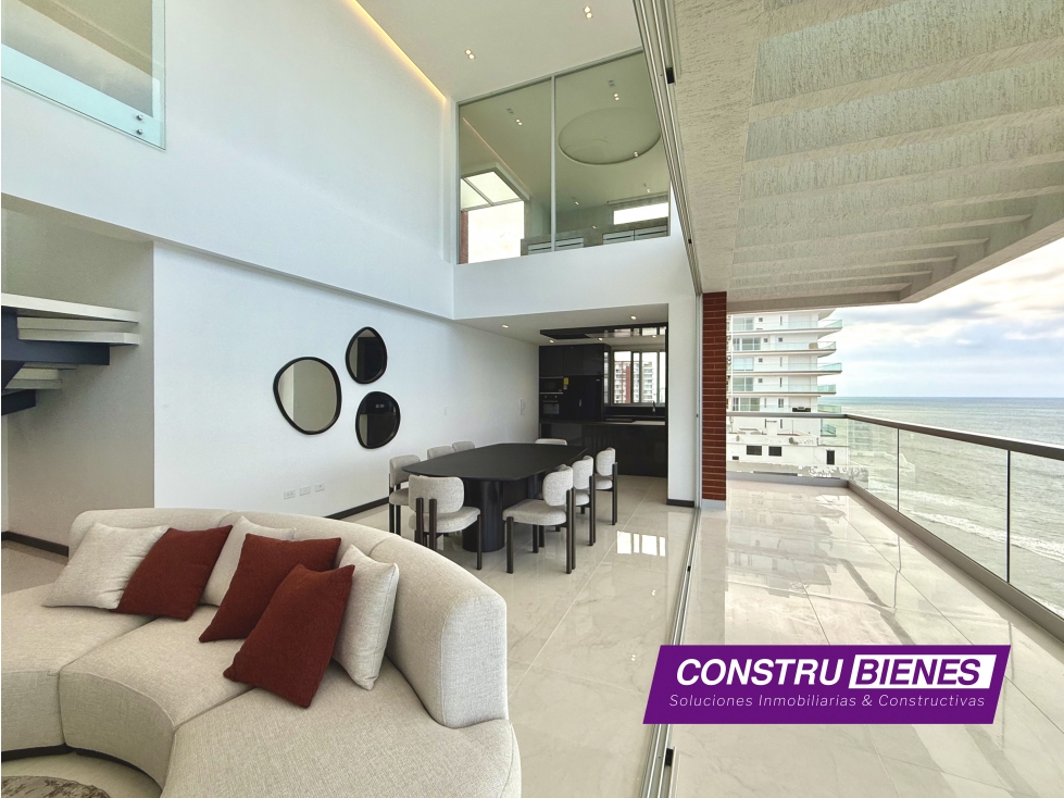 Penthouse Amoblado Vista al Mar - Playa Murciélago, Manta