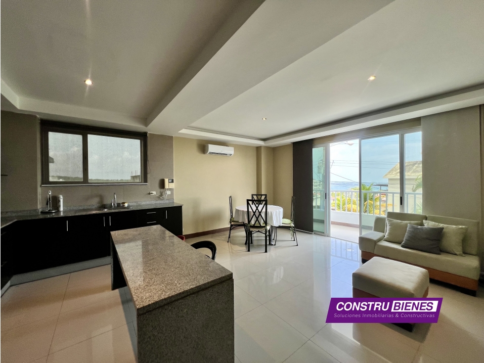 Departamento amoblado Barbasquillo, en Urbanización sur de Manta. — foto 4