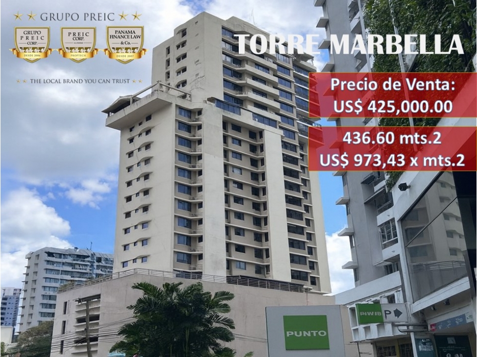 Venta de apartamento en Marbella de 436 mts.2
