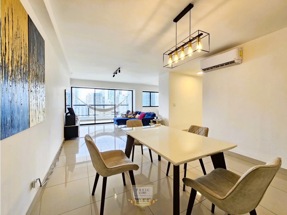 Apartamento Amoblado en Bella Vista, PH Balboa Bay. ER