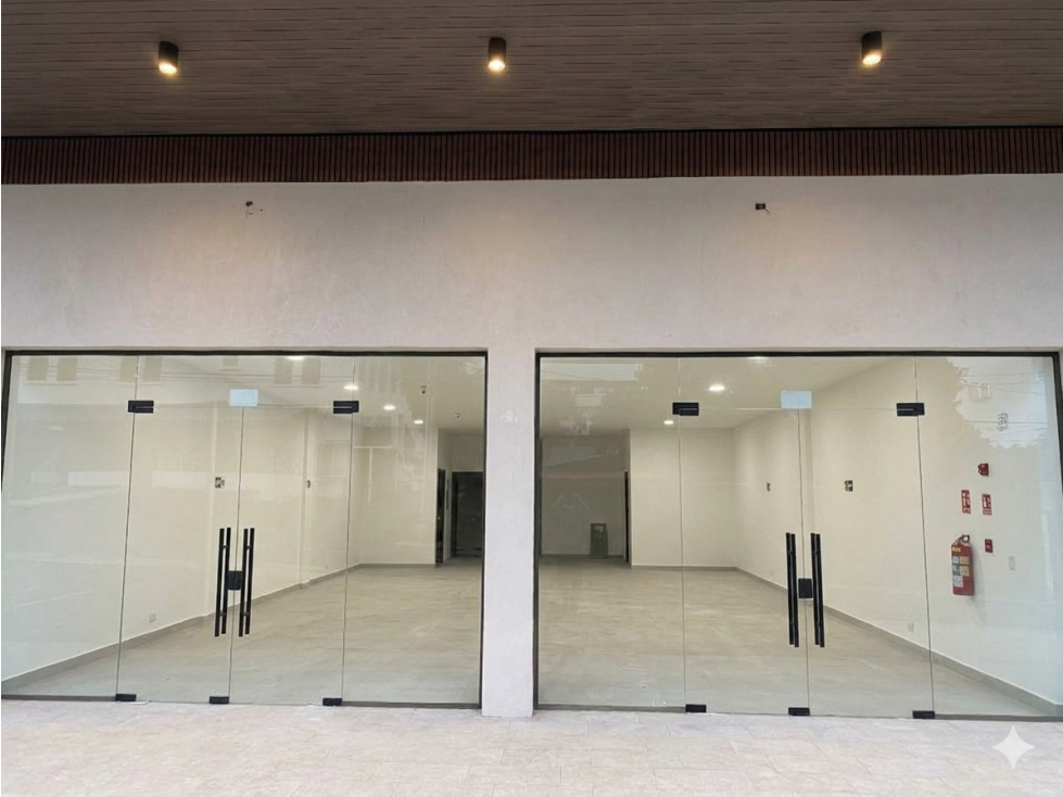Se alquila local comercial a estrenar en San Francisco L.T