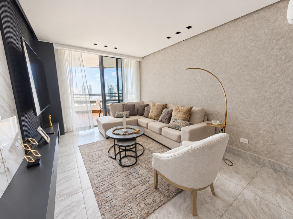 Apartamento amoblado en alquiler en PH Luxor 400 El Cangrejo AM — foto 3
