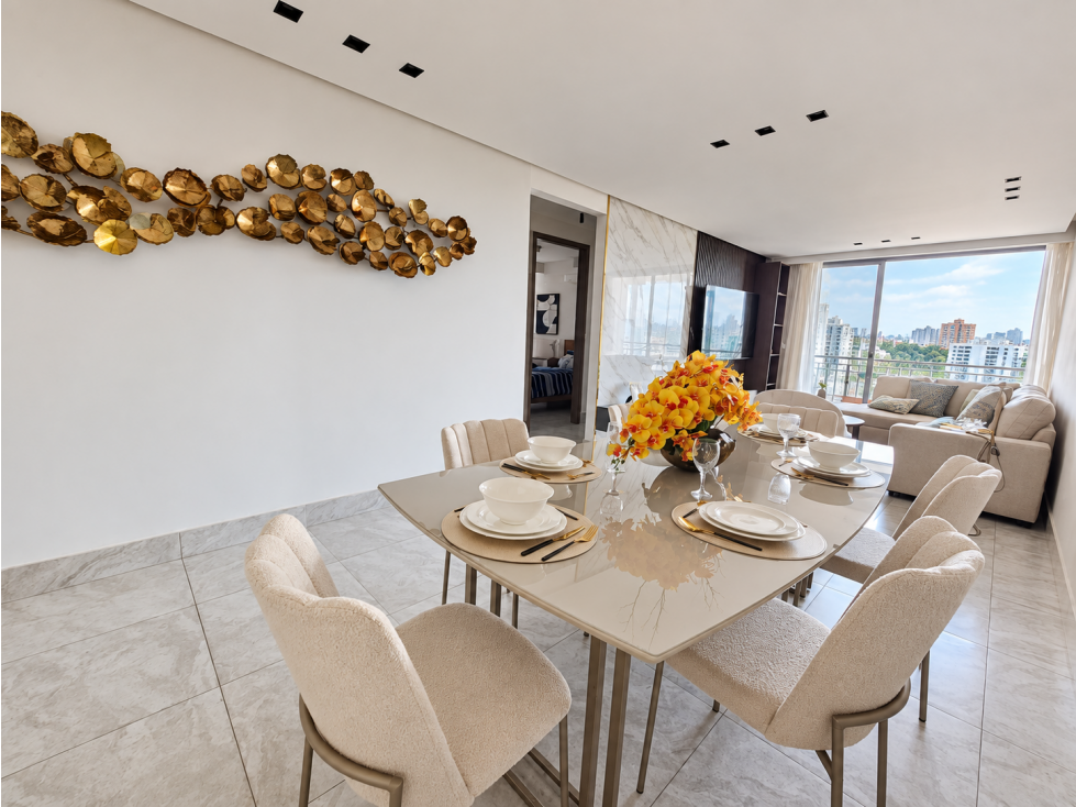 Apartamento amoblado en alquiler en PH Luxor 400 El Cangrejo AM