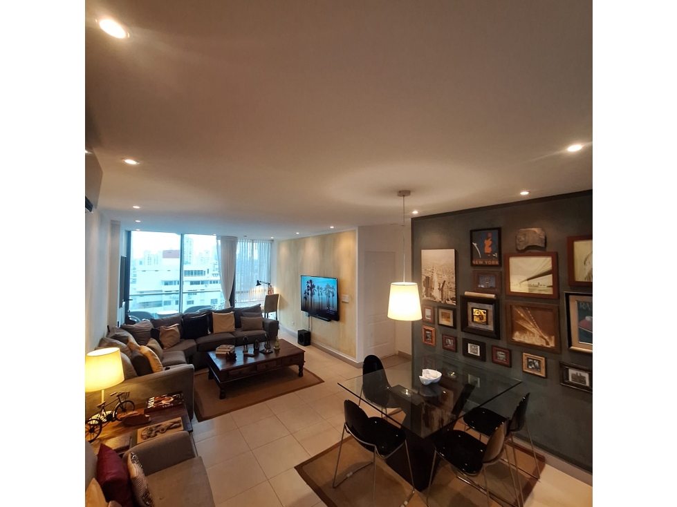 Se vende apartamento amoblado en Met 1 San Francisco L.T