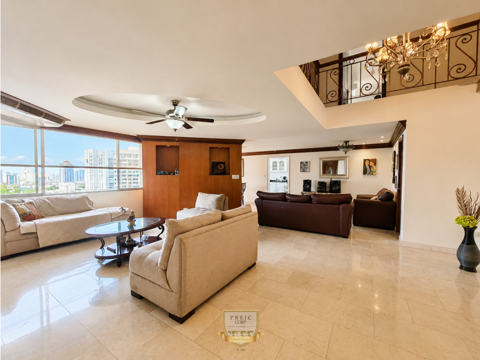 Apartamento Penthouse en Alquiler San Francisco, P.H. Plaza Real. SD