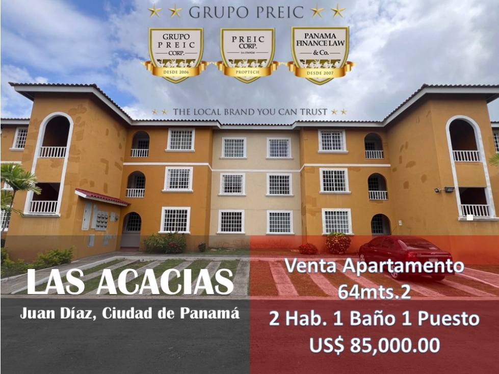 VENTA APARTAMENTO EN LAS ACACIAS PH CANTABRIA IV