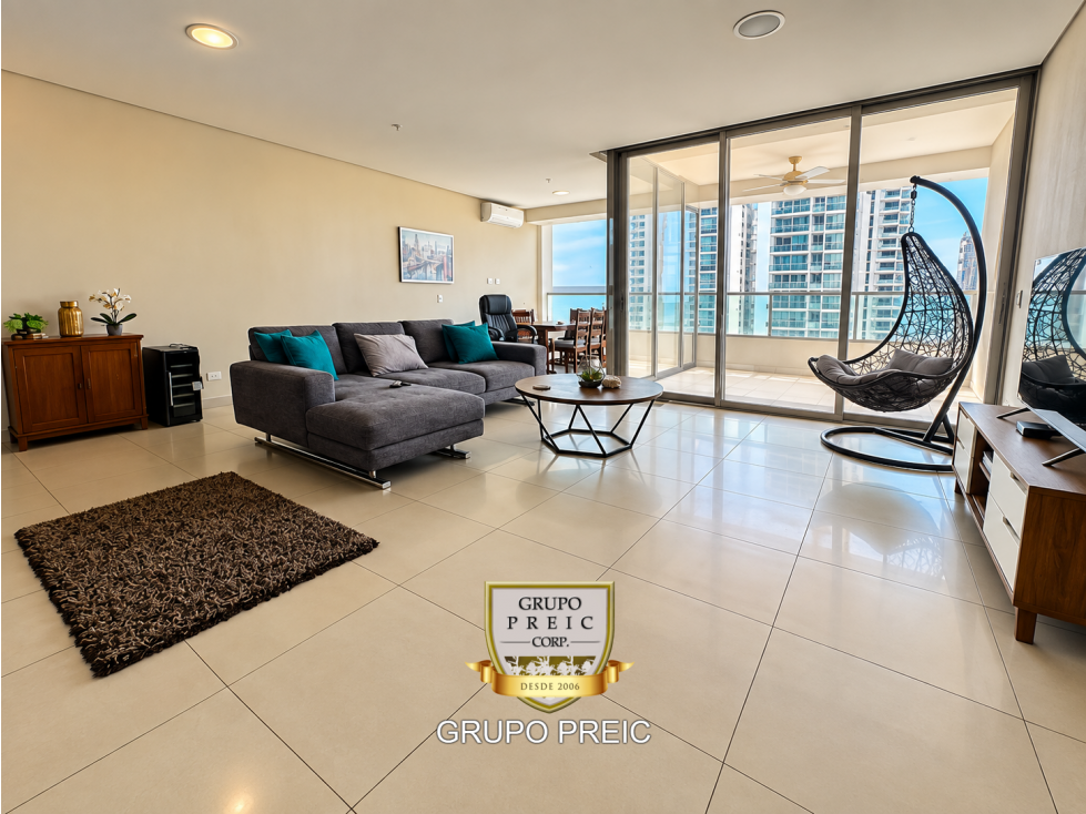 Apartamento en alquiler Costa del Este Ph Mirador Linea Blanca CC