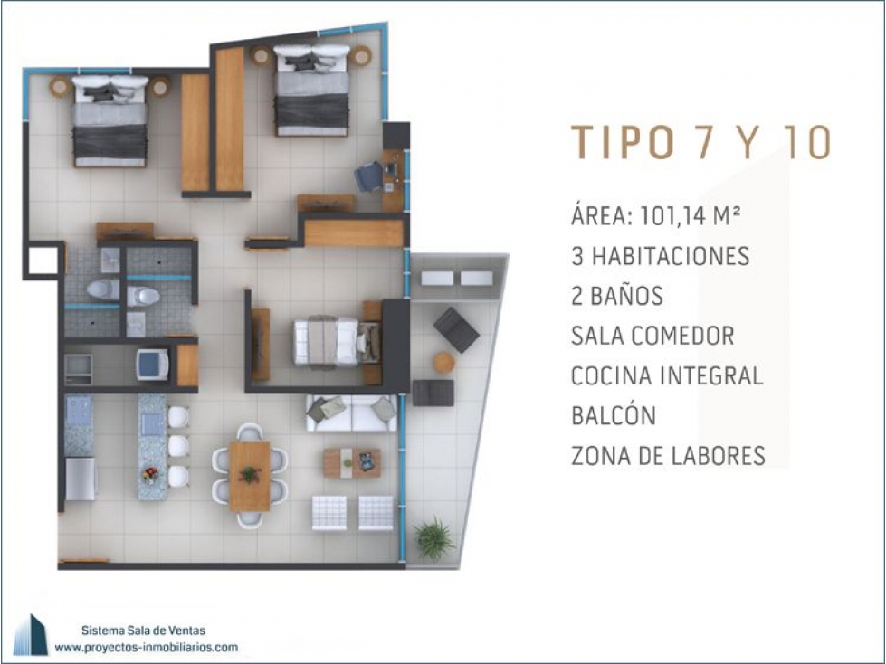 Cesión de Apartamento en Venta en Manga Cartagena — foto 3
