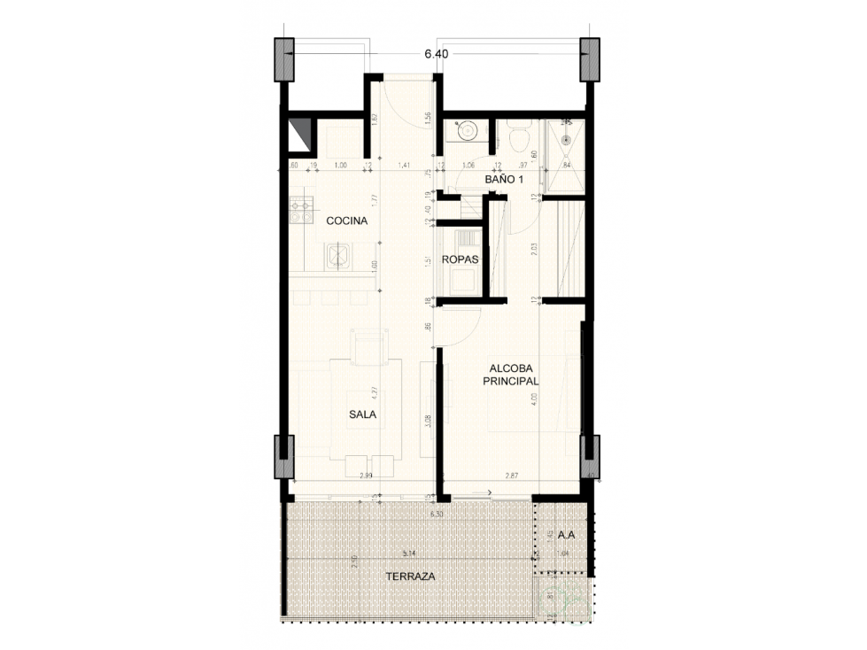 Cesión de Apartamento en Venta en Baia Kristal Privé Cartagena — foto 5