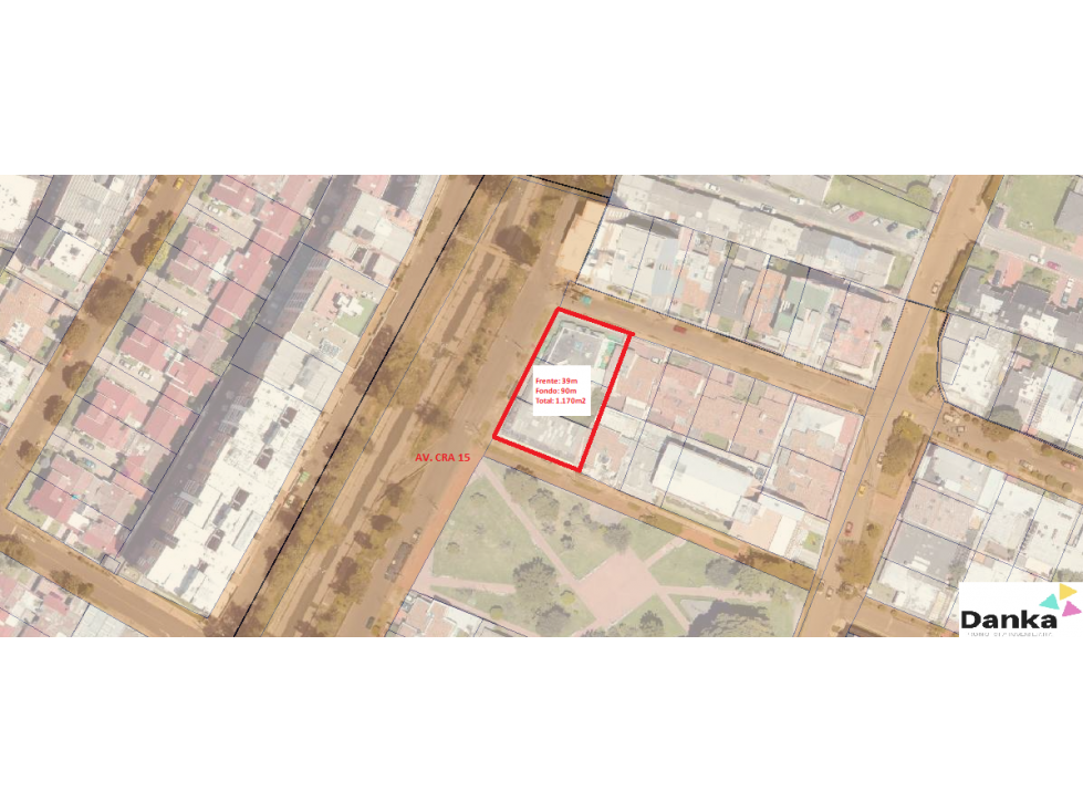 VENDO CASA LOTE PARA DESARROLLO FRENTA PARQUE 748M2 - EL COUNTRY