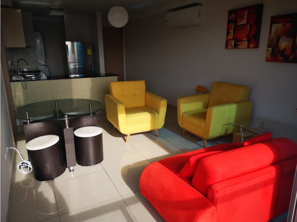 ALQUILER APARTAMENTO AMOBLADO CARRASQUILLA