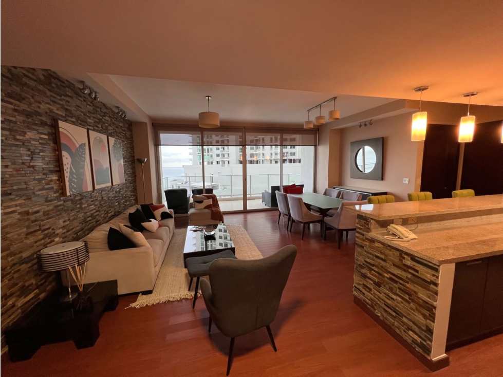 VENTA APARTAMENTO AMOBLADO PUNTA PACIFICA