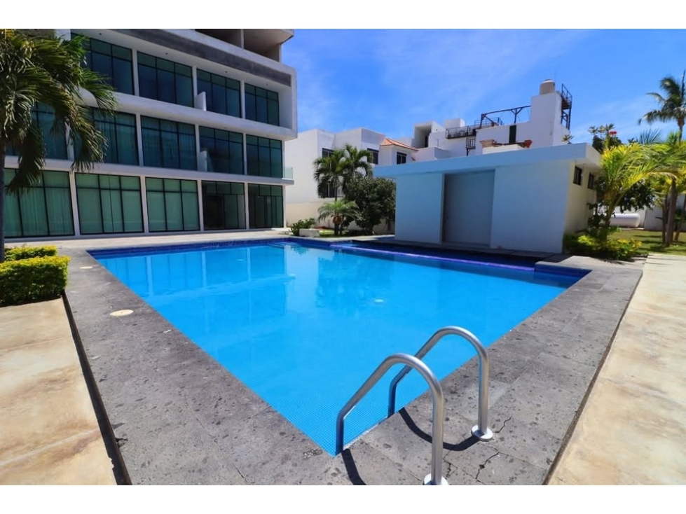 DEPARTAMENTO EN RENTA GAVIOTAS MAZATLÁN, PLANTA BAJA, ALBERCA, 2 RECS — foto 2