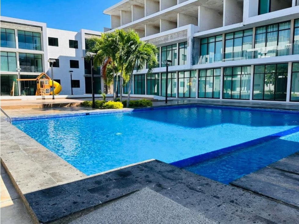 DEPARTAMENTO EN RENTA GAVIOTAS MAZATLÁN, PLANTA BAJA, ALBERCA, 2 RECS