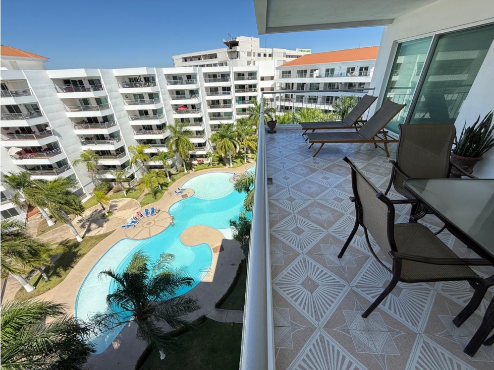 DEPARTAMENTO EN RENTA EN MAZATLÁN EN MARINA YATES 2 RECS — foto 2