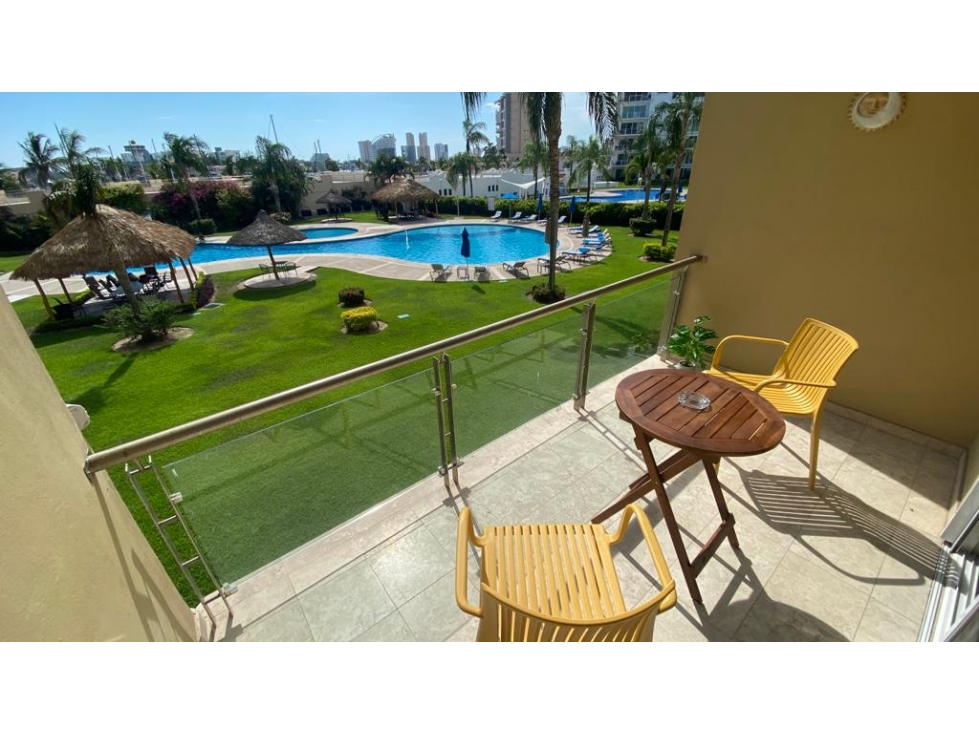 DEPARTAMENTO EN RENTA EN MAZATLÁN DE 3 RECÁMARAS EN MARINA DE YATES - 1