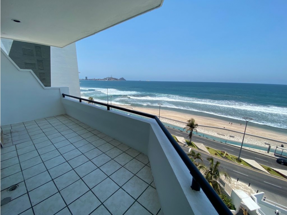 Rento depto. Frente al mar en Mazatlán 3 Recs alberca común — foto 6