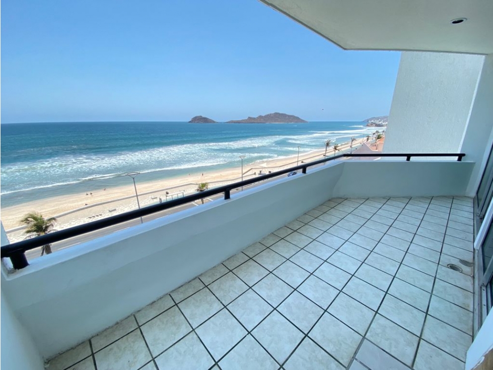 Rento depto. Frente al mar en Mazatlán 3 Recs alberca común — foto 5